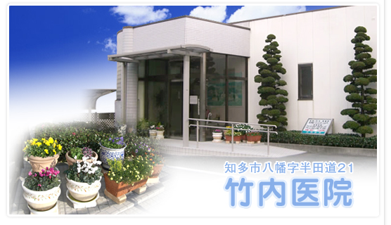 愛知県知多市の竹内医院です。消化器疾患、肛門疾患を専門にした診療所です。